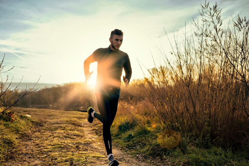 Jogging im Freien 